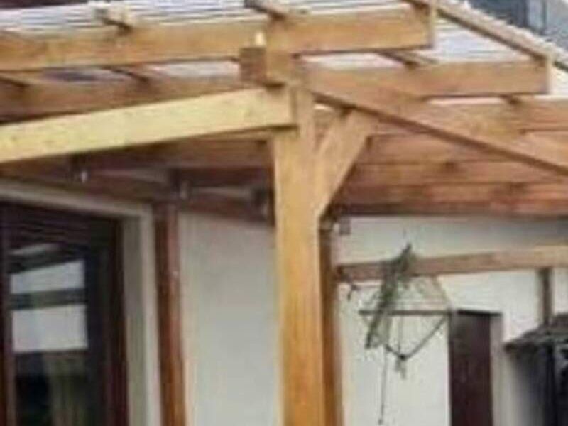 Pérgola de Castaño Chile