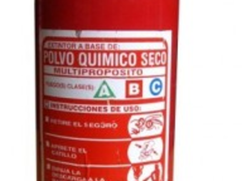 Extintor PQS 1kg 75%  VALDIVIA