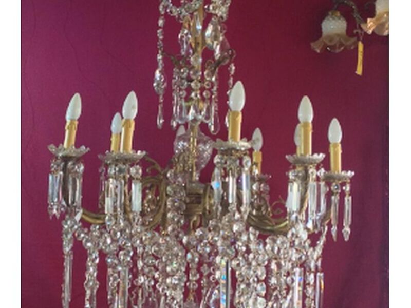 Lampara Candelabro oro Chile