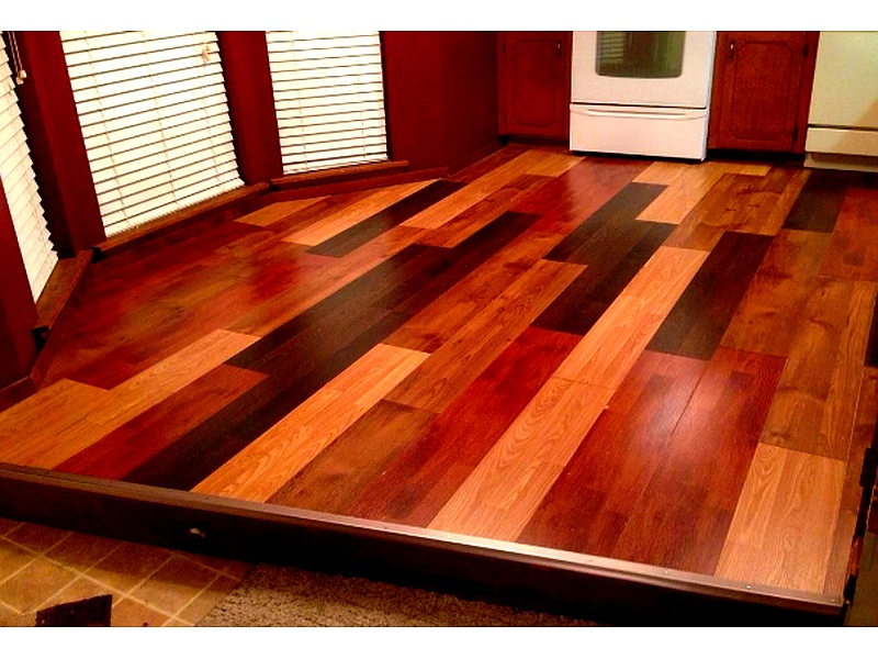 Piso flotante doble color claro Chile