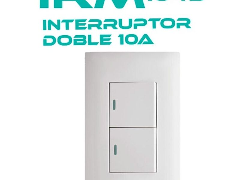Interruptor Doble 10A - Chile