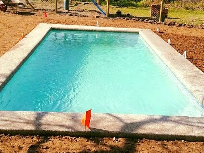 Piscina turquesa Chile
