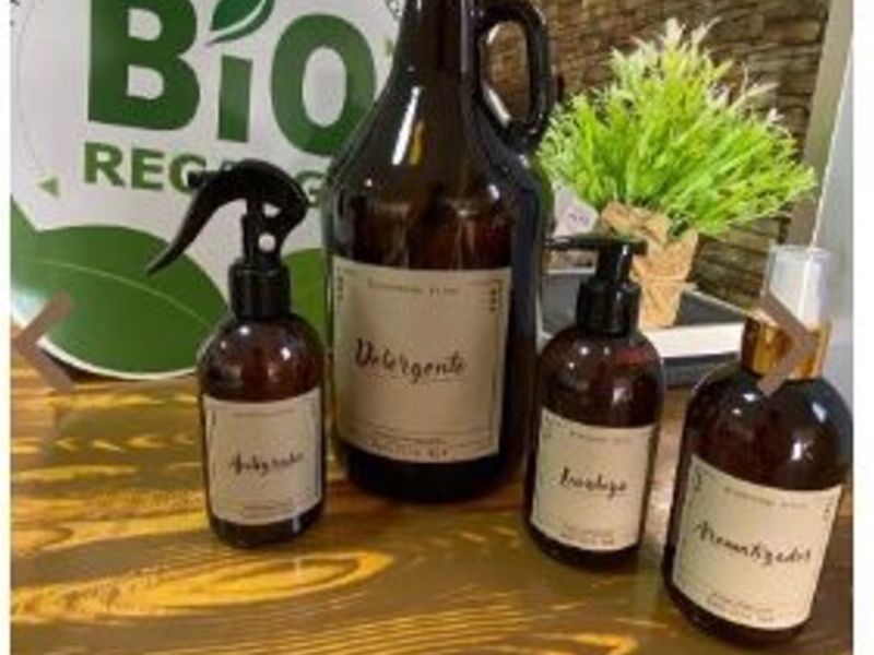 Botella vidrio decorativa Arica