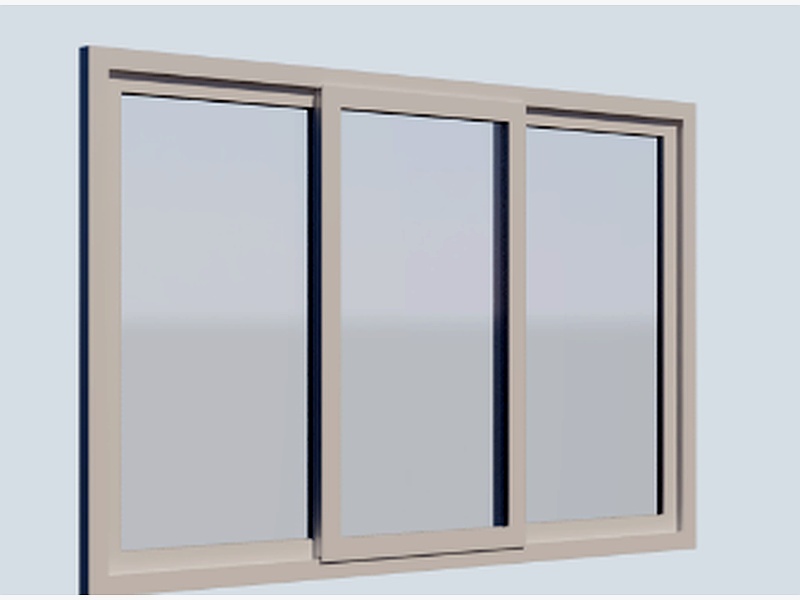 Ventana PVC Corredera Chile