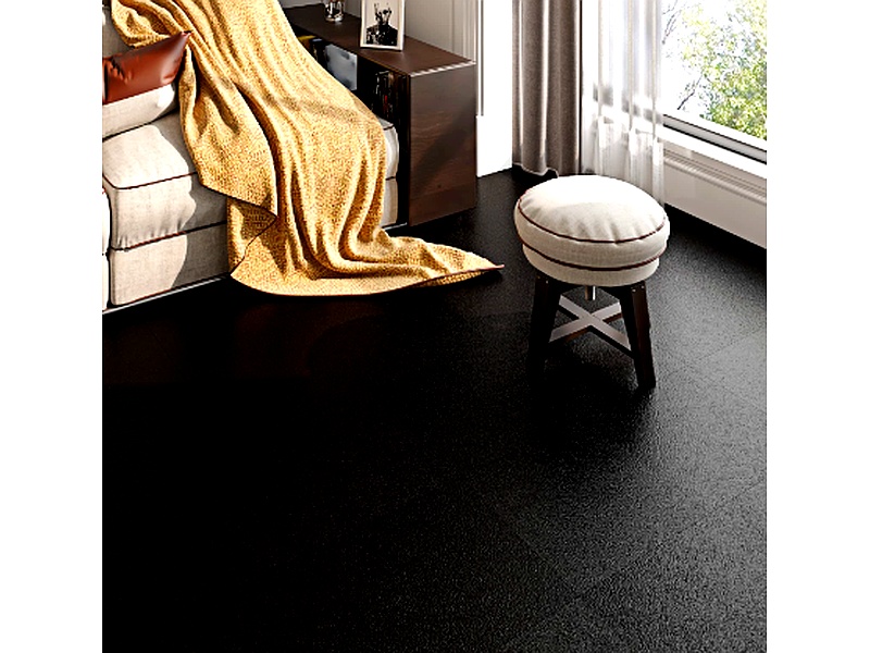 Piso vinilico color negro Chile