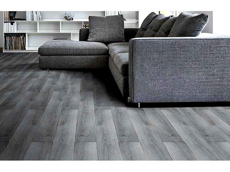 Piso flotante color gris Chile