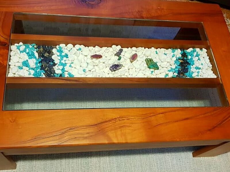 mesa de centro  madera nativa Victoria