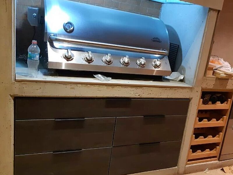 mueble de cocina exterior Santiago