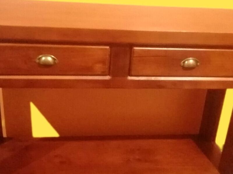 Mesa arrimo color roble COPIAPÓ