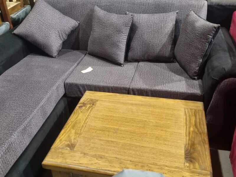 Sillón Esquinero Gris Pierda Maule