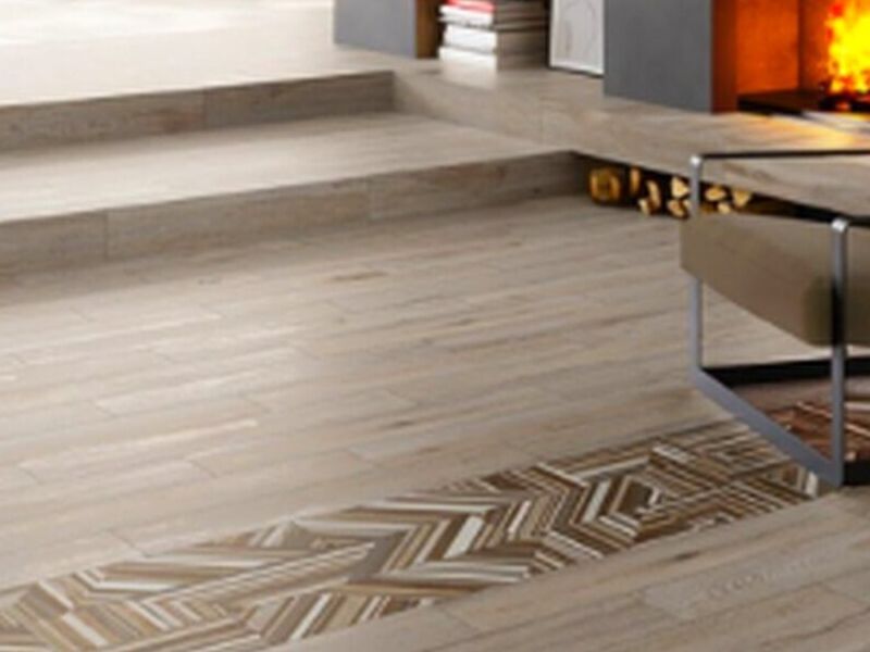Piso de madera Laurel Blanco 
