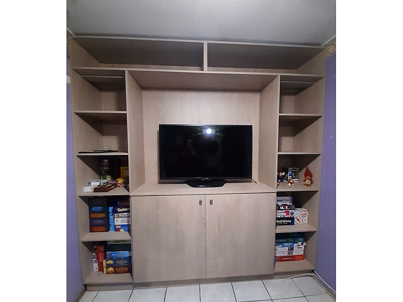 Rack TV Roble Provenzal VIÑA DEL MAR