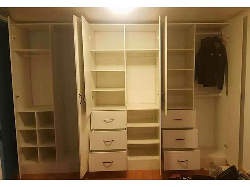Closet Melamina Color Blanco COPIAPÓ