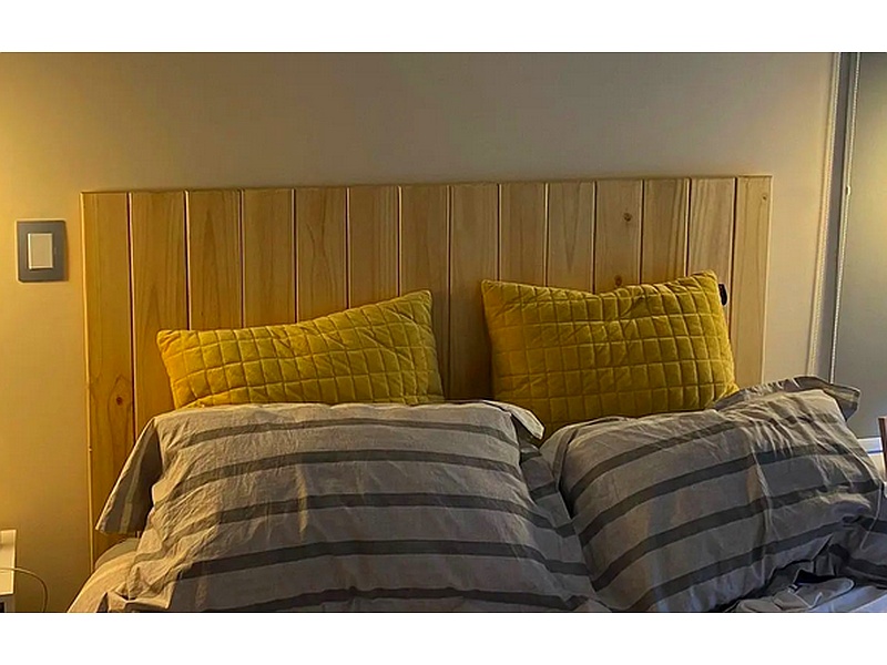 Respaldo Cama Madera Pino SANTIAGO