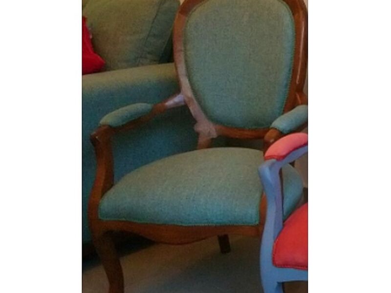 Silla Comedor Verde Marrón Talca