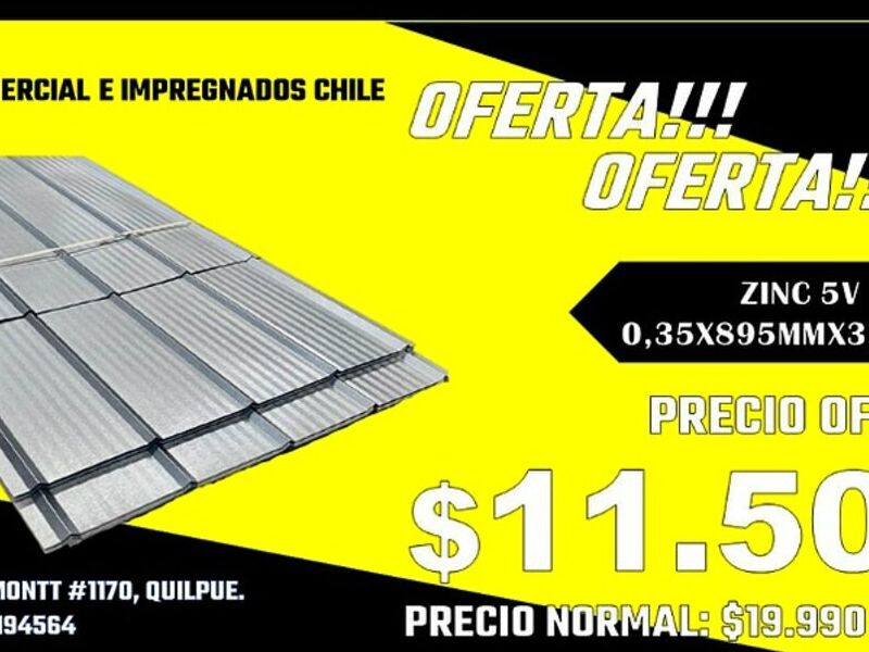 Zinc 5V Chile