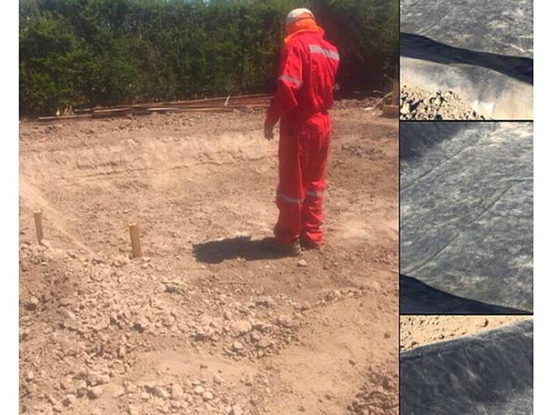 Instalación de Geomembrana - Chile