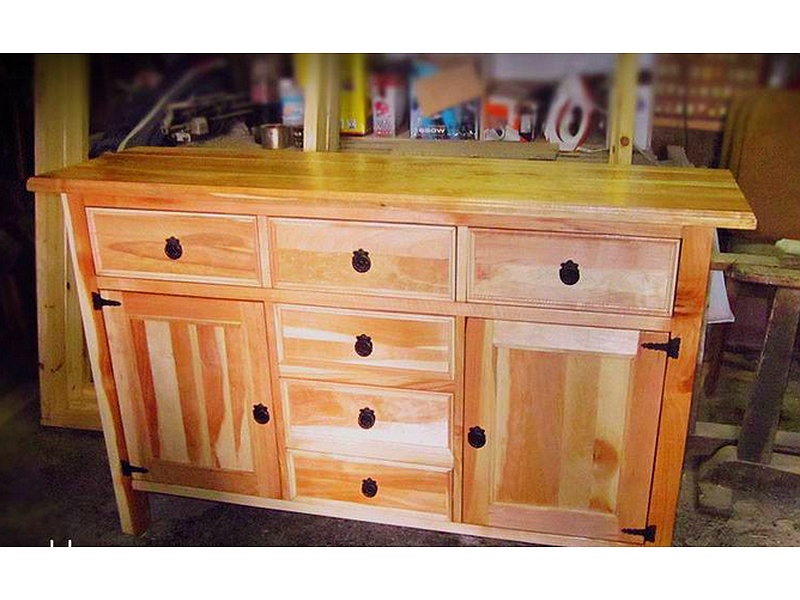 Cómoda Madera Lenga 8 Cajones PUNTA ARENAS