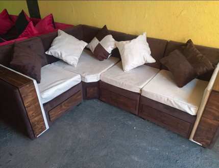 Sillones en L tres cuerpos  QUELLON