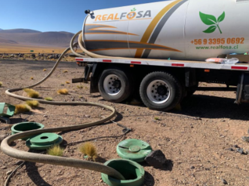 Servicio de limpieza trampas de grasa Chile