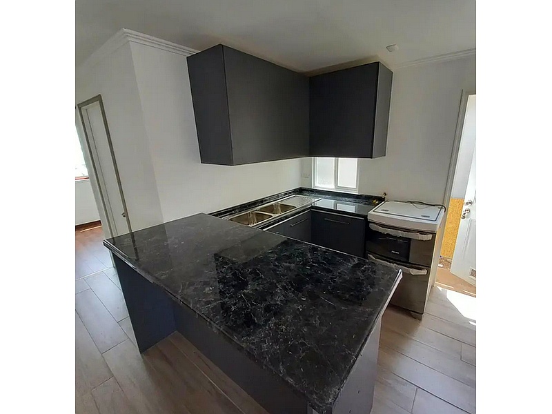 Mueble Cocina Melamina Grafito Bulnes