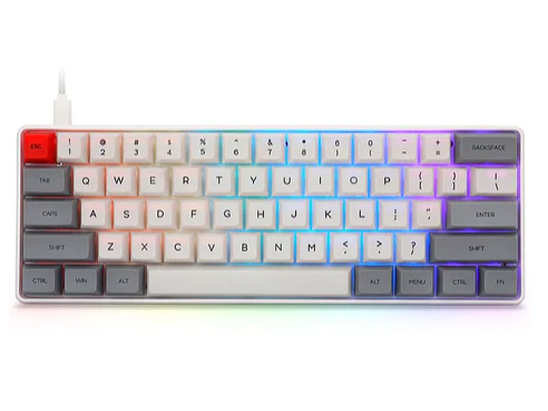 Teclado Mecánico SKYLOONG SK61 White Chile