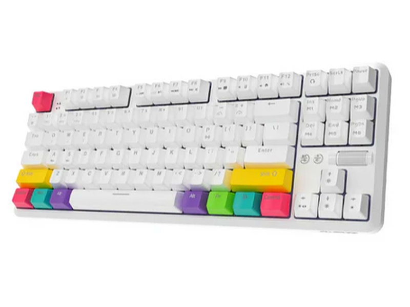 Teclado Ajazz K870T Blanco Chile