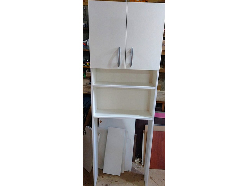 Mueble Baño Melamina Color Blanco LOS ANGELES