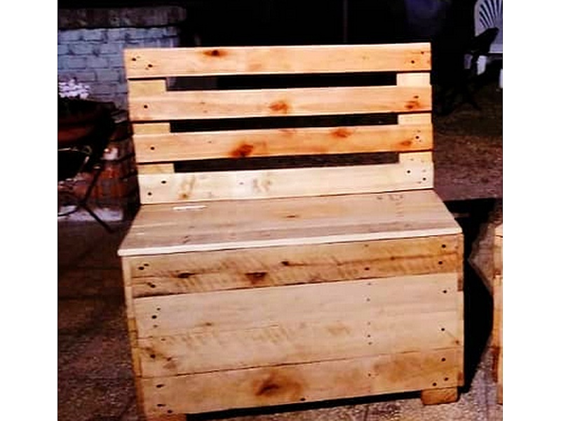 Sillón Baúl Madera Palet IQUIQUE