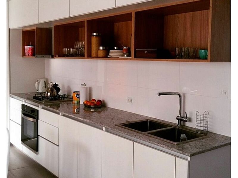 Cocina Melamina Blanco Alpino IQUIQUE