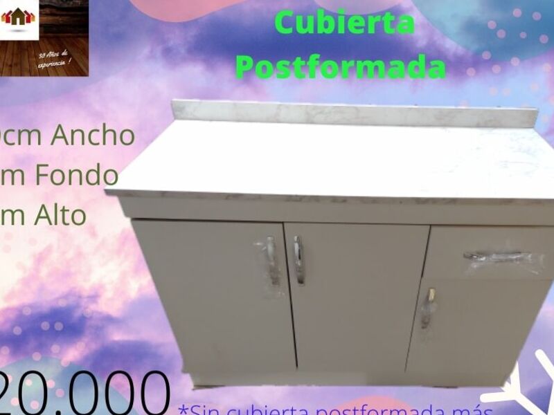 Mueble Cocina Cubierta Postformada Biobio