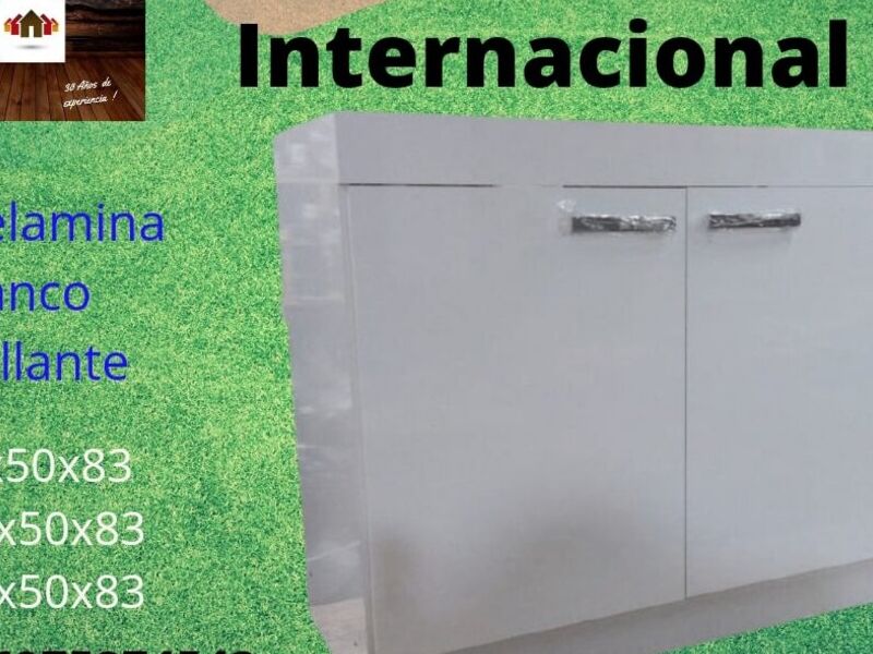 Mueble Lavaplato Cocina Blanco Biobio