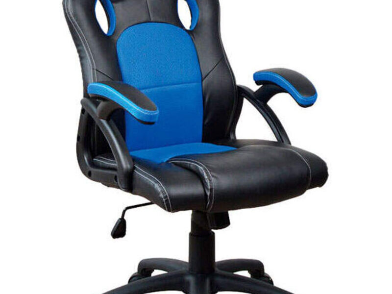 silla gamer azul
