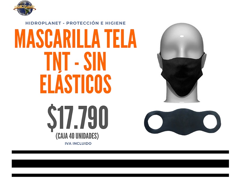Mascarilla de Tela Reutilizable Chile
