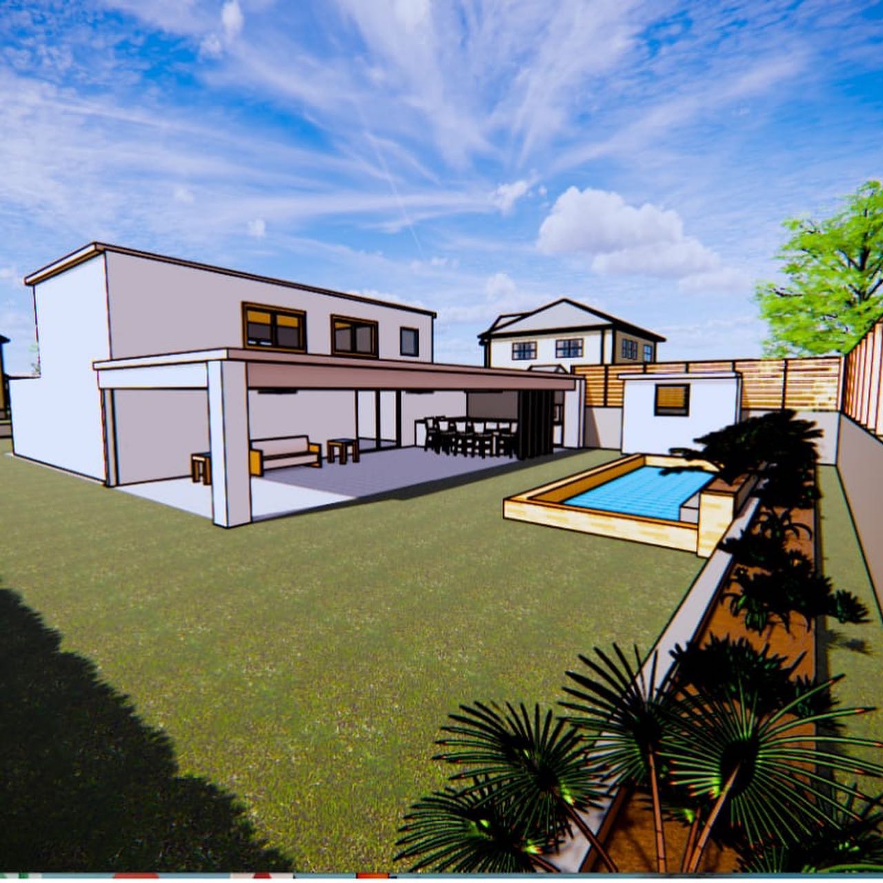 Diseño proyecto Terraza Chile