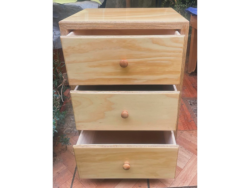 Cajonera madera Valparaiso