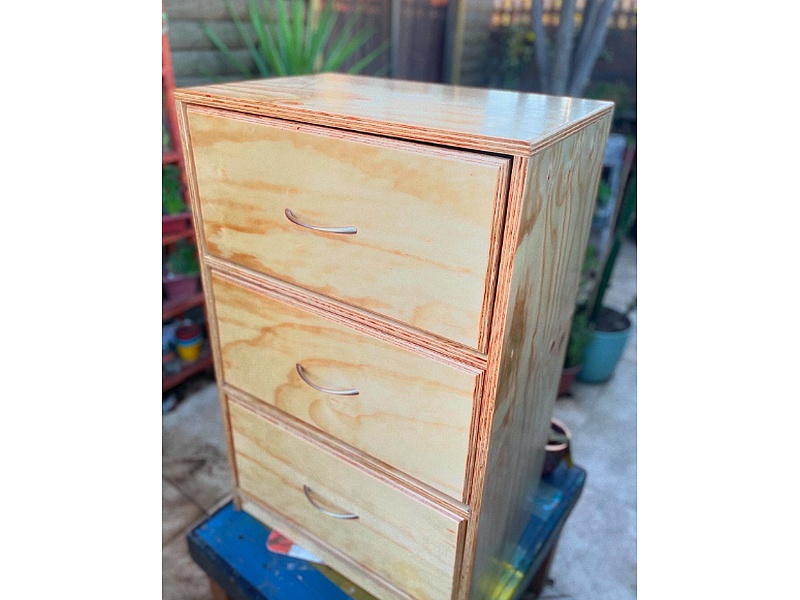 Cajonera en madera Valparaiso