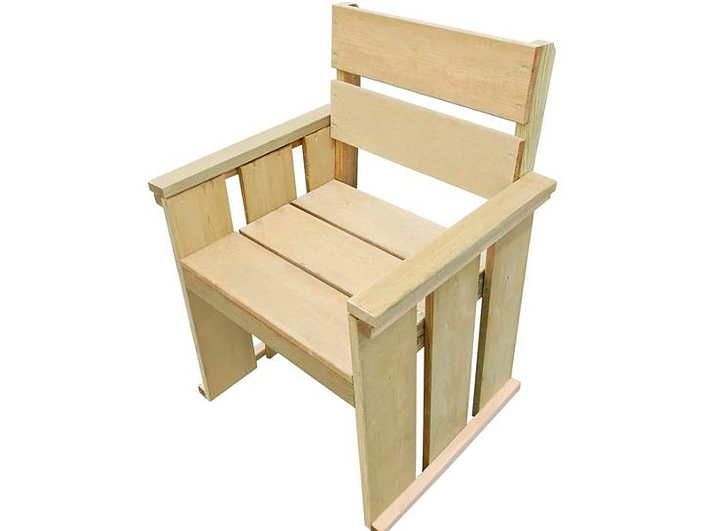 silla de madera Santiago