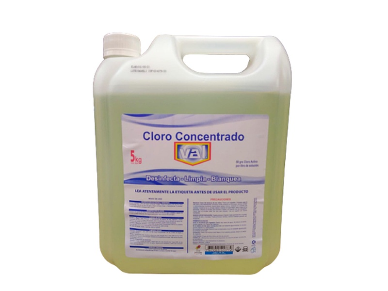 Cloro 5% Bidón 5 Lt Chile
