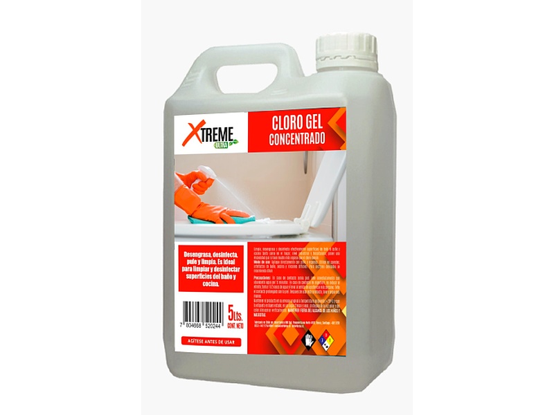 CLORO GEL 5L Xtreme Chile