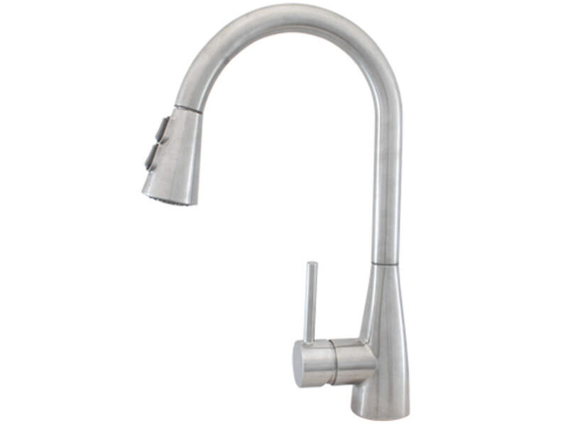 Llave monomando acabado SS para Fregadero