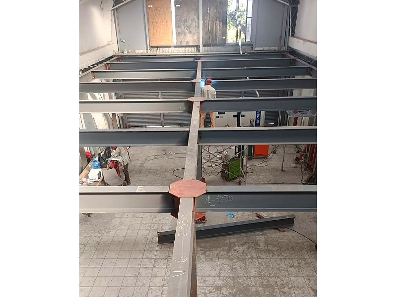 estructura local comercial Santiago