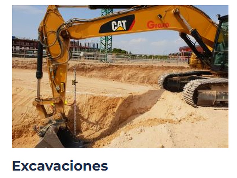 Servicios de excavaciones, Chile