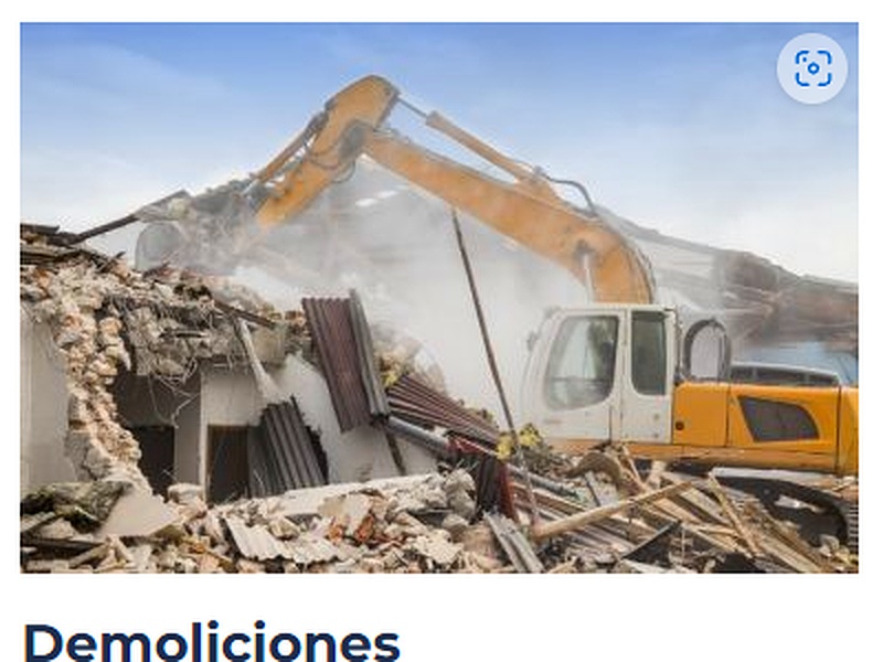 Servicios de demoliciones, Chile