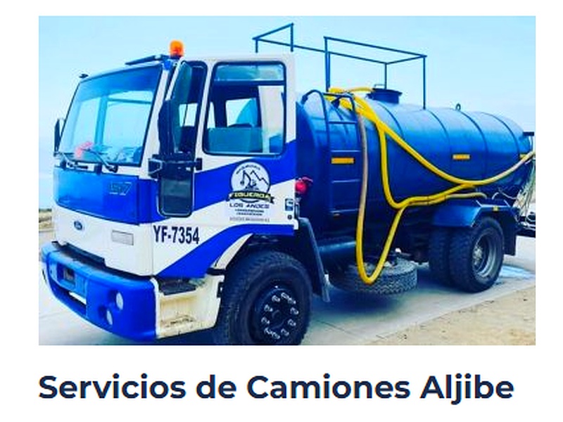 Servicios de Camiones Aljibe, Chile
