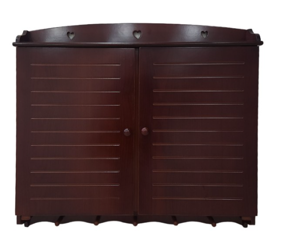 Gabinete de madera Cafe para baño YS-1056
