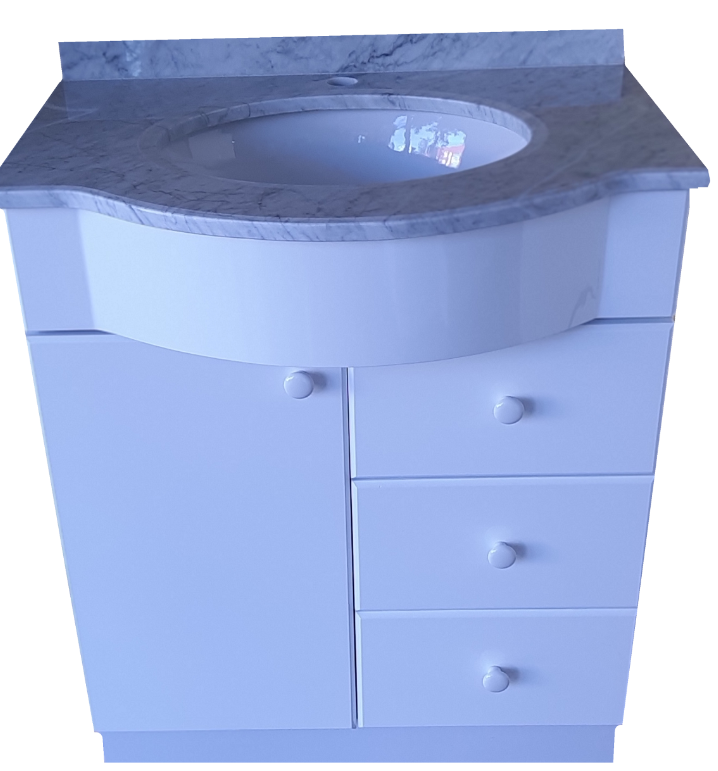 VANITORIO CURVO 80 X 50 X 82 CHILE