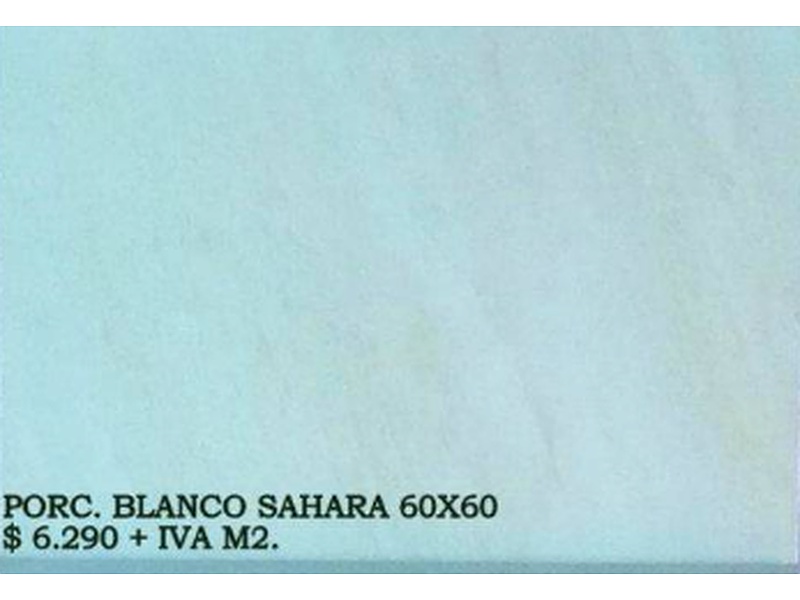 Porcelanato Blanco Sahara 60x60 Chile