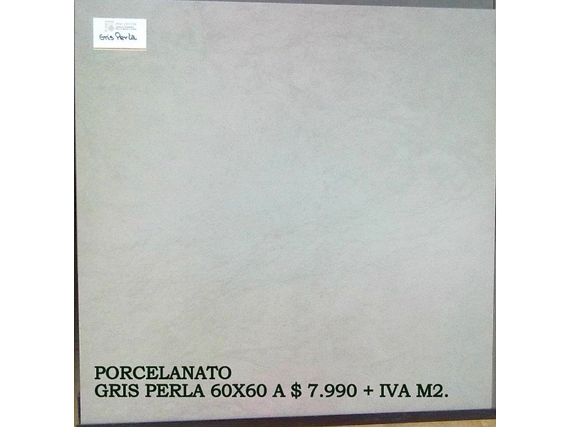 Porcelanato Gris Perla 60x60 Chile