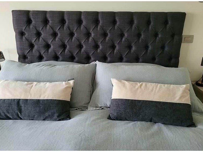 Cama tapizada